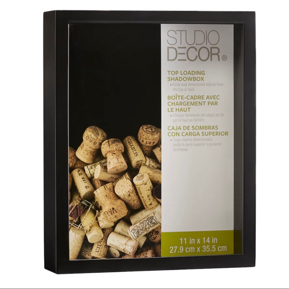 Top-Loading Shadow Box Display Case